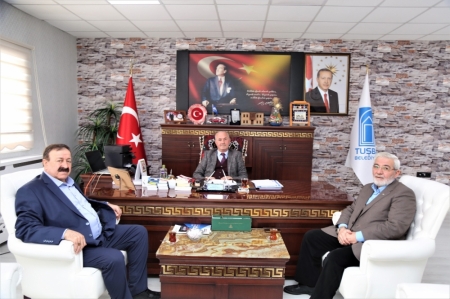 Genel Başkan Yardımcımız ve Şube Başkanımız Tuşba Belediyesine ziyaret etti.