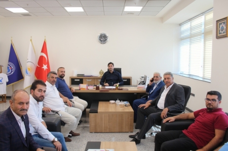 Bem-Bir-Sen Genel Başkanımız ve Şube Başkanımız Harun ALTIN Büyükşehir Belediyesi Zabıta Daire Başkanı Oslam Seviç'e ziyaret.