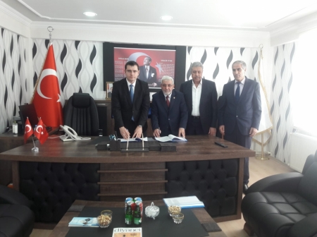 Şube Başkanımız Harun Altın Saray Belediyesinde Sosyal Denge Sözleşmesi İmzaladı.