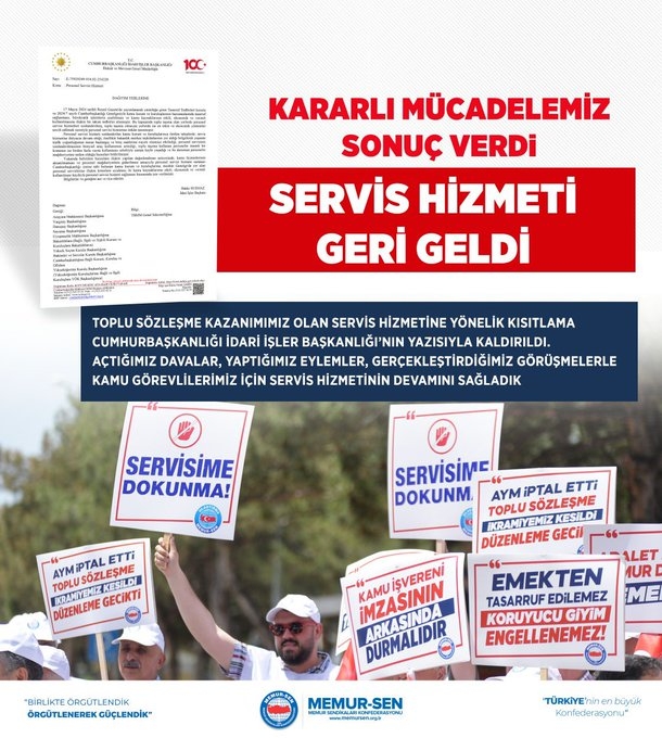 Kamu görevlilerine servis uygulaması devam edecek
