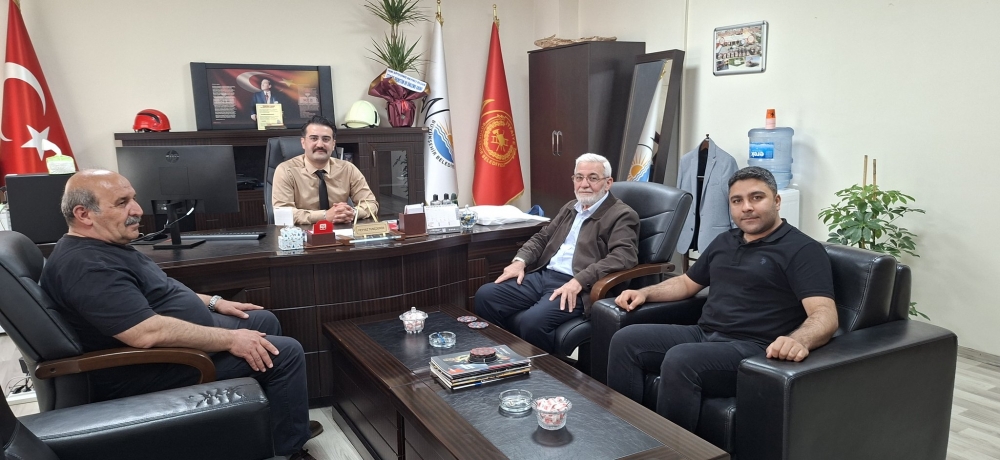 BEM-BİR-SEN’den İtfaiye Daire Başkanı Feyyaz Tunçdemir’e Hayırlı Olsun Ziyareti