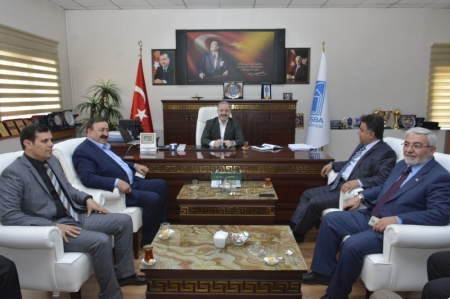 TUŞBA BELEDİYESİ VE VASKİ GENEL MÜDÜRÜN'E ZİYARET