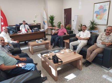VAN BÜYÜKŞEHİR BELEDİYESİ YENİ ATANAN DAİRE BAŞKANLARINA ZİYARET