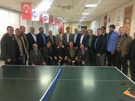 AK PARTİ İL BAŞKANI VE YÖNETİMİ MEMUR-SEN'E ZİYARET
