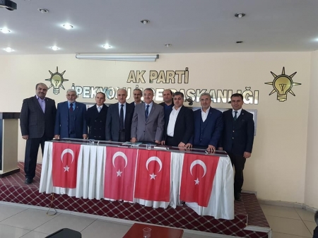 YENİ ATANAN AK.PARTİ MERKEZ İLÇE BAŞKANLARINA VEN MEMUR-SEN OLARAK ZİYARET