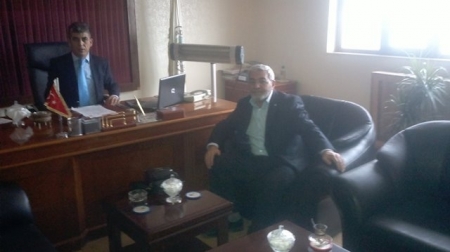 BEM-BİR-SEN VAN ŞUBE BAŞKANI AYDINLAR BELEDİYESİNE ZİYARET