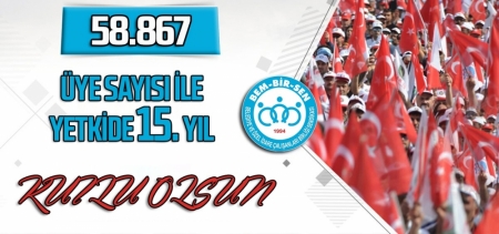 Yerel Yönetimler Hizmet Kolunda Yetkide 15. Yılımız Kutlu Olsun...