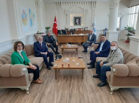 Bem-Bir-Sen Van Şube Başkanı Harun Altın’dan Van Büyükşehir Belediyesi Genel Sekterine ziyaret