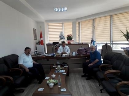 YENİ ATANAN VASKİ GENEL MÜDÜRÜ ALİ TEKETAŞ'A ZİYARET