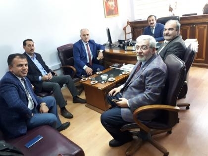 YİKOP ŞUBE MÜDÜRLÜĞÜNÜ MEMUR-SEN OLARAK ZİYARET EDİLDİ